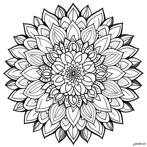 mandala à colorier